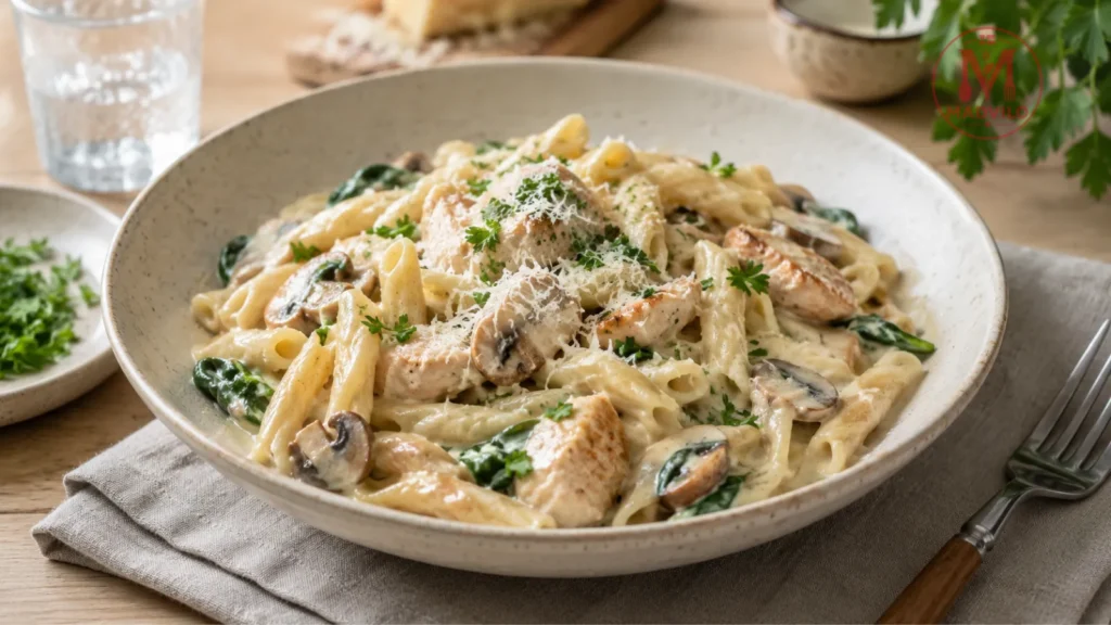 Kremet Kyllingpasta